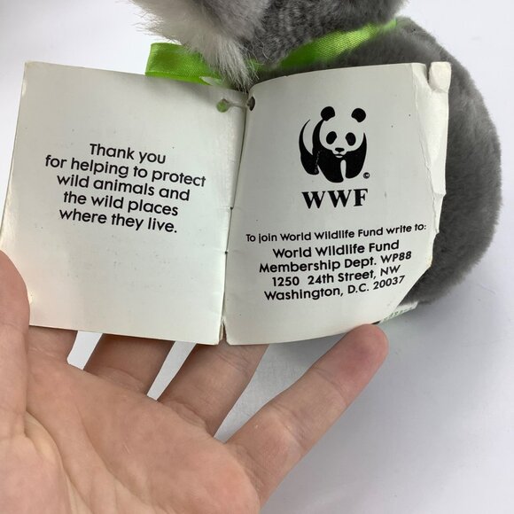 Vintage Wendy's WWF Koala Plush Toy 1988 Collectible 5.5" - Picture 13 of 14